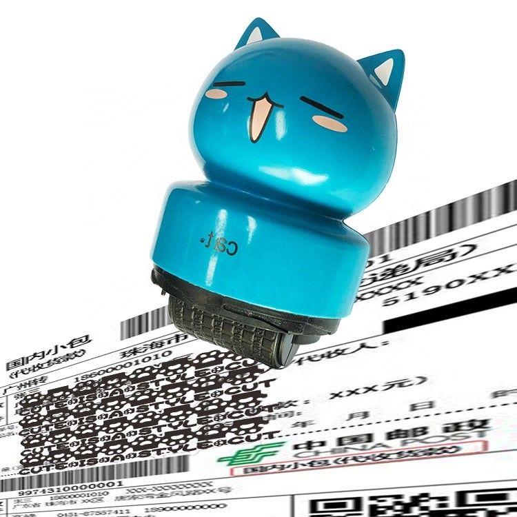 2023 Custom Children Flash Toy Animal personnalisé Vêtements Tissus Auto-encrage Nom Cartoon Stamp pour les enfants