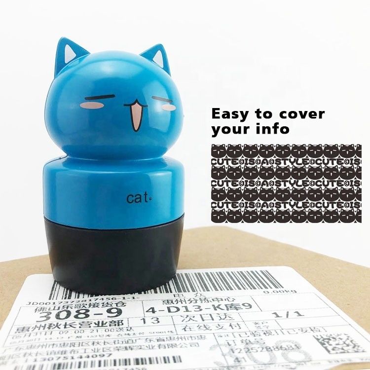 2023 Custom Children Flash Toy Animal personnalisé Vêtements Tissus Auto-encrage Nom Cartoon Stamp pour les enfants