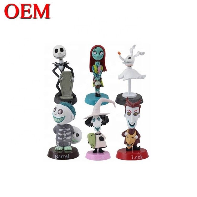 Ensemble personnalisé de jouets de gâteaux de Noël pour les fêtes d'anniversaire Des figurines Des têtes à bobines Ensemble de poupées de jouets