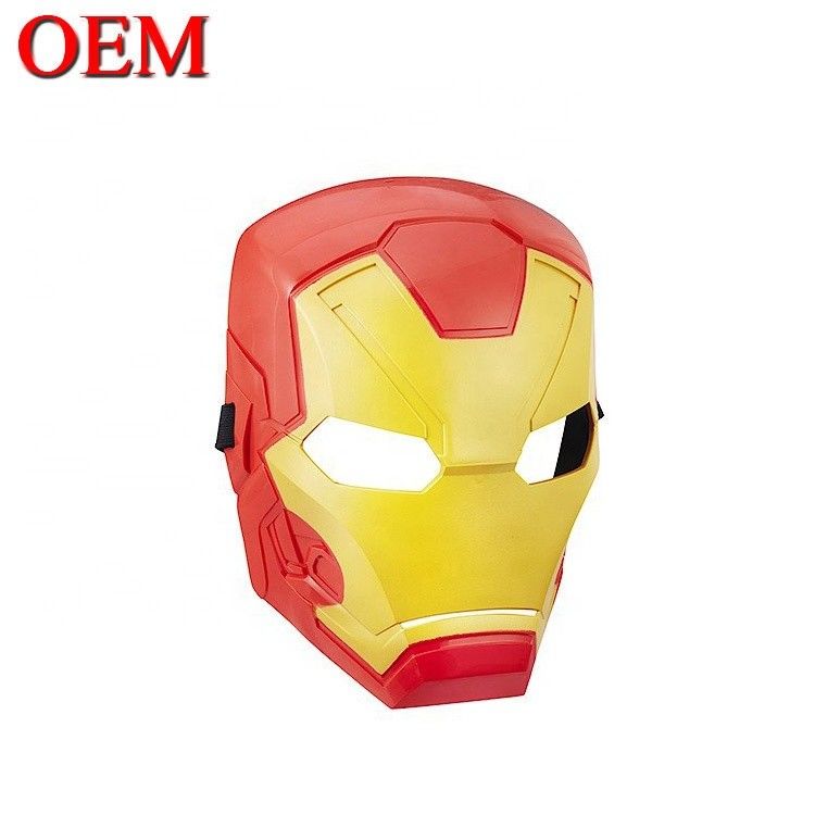 Masques d'Halloween personnalisés Masques de super-héros en PVC Spider Iron Hero Hulk Capitaine Amérique Masques Costumes de cosplay Masque facial
