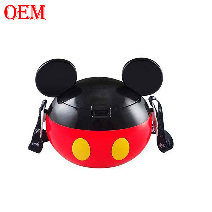 Fabrication sur mesure Imprimé Star de cinéma Bouteille de contenant en plastique de popcorn avec couvercle