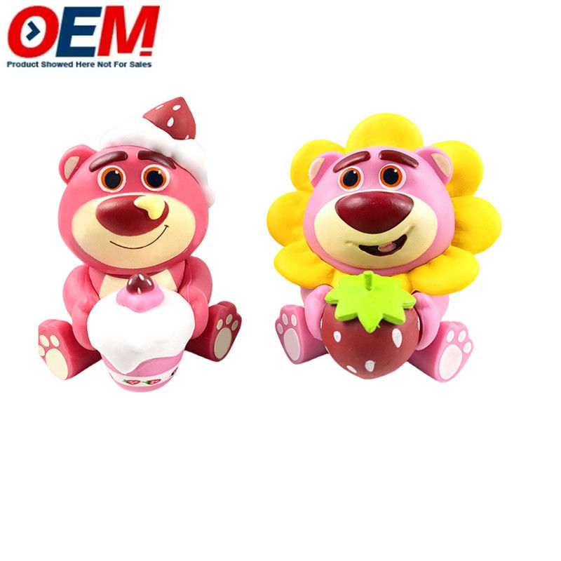 Jouets en silicone en plastique personnalisés OEM 3D Soft Squishy figure personnage jouets usine fabricants de jouets