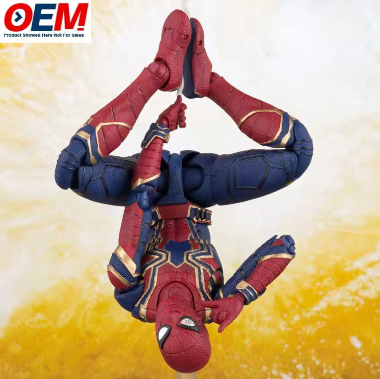 Homme araignée personnalisé Figure d'action en plastique Homme araignée Modèle de collection 15 cm Homme araignée Modèle de figure