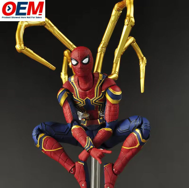 Homme araignée personnalisé Figure d'action en plastique Homme araignée Modèle de collection 15 cm Homme araignée Modèle de figure
