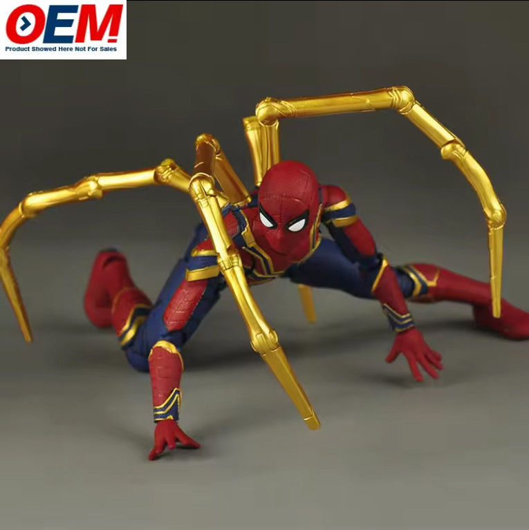 Homme araignée personnalisé Figure d'action en plastique Homme araignée Modèle de collection 15 cm Homme araignée Modèle de figure