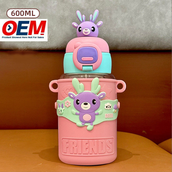 Bouteille d'eau sans BPA pour enfants Taille personnalisée et plastique non toxique parfait pour les enfants