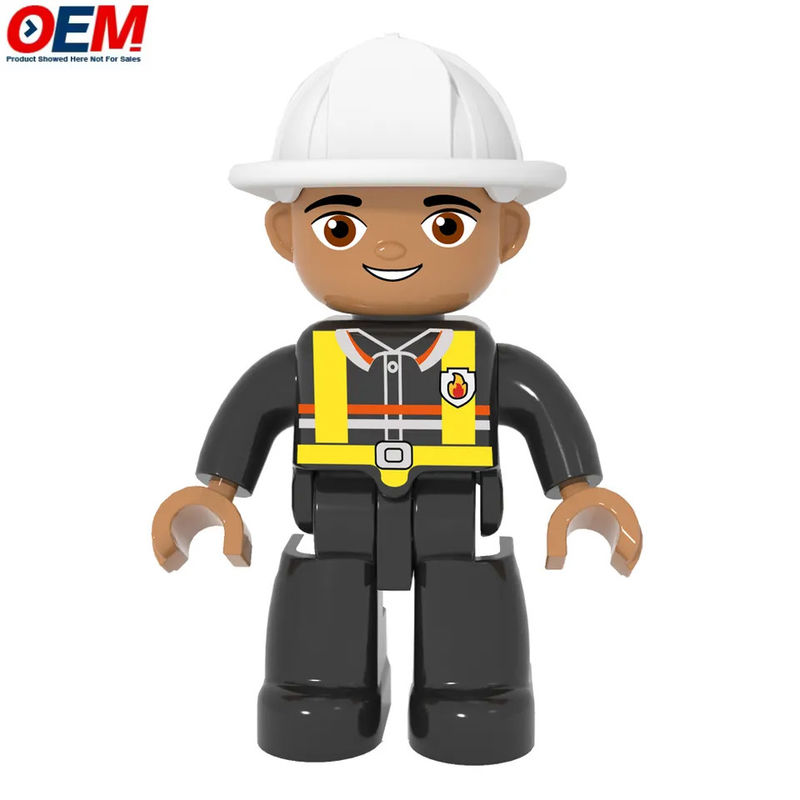 Caractère personnalisé de l'ouvrier Homme Figure Modèle Jouets Enseignant Étudiant Police Travailleur de construction Jouets personnalisés