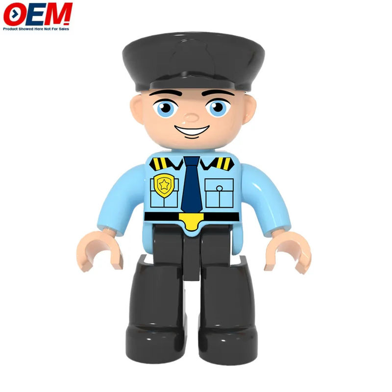 Caractère personnalisé de l'ouvrier Homme Figure Modèle Jouets Enseignant Étudiant Police Travailleur de construction Jouets personnalisés