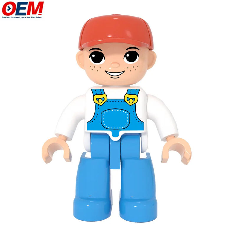 Caractère personnalisé de l'ouvrier Homme Figure Modèle Jouets Enseignant Étudiant Police Travailleur de construction Jouets personnalisés