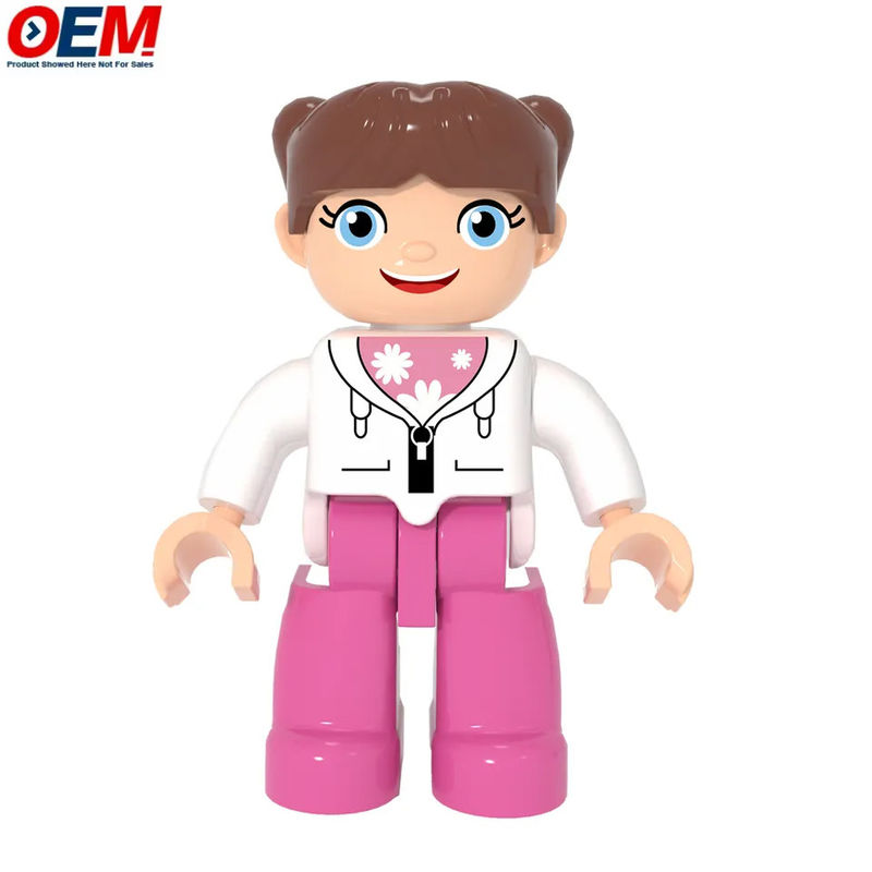 Caractère personnalisé de l'ouvrier Homme Figure Modèle Jouets Enseignant Étudiant Police Travailleur de construction Jouets personnalisés