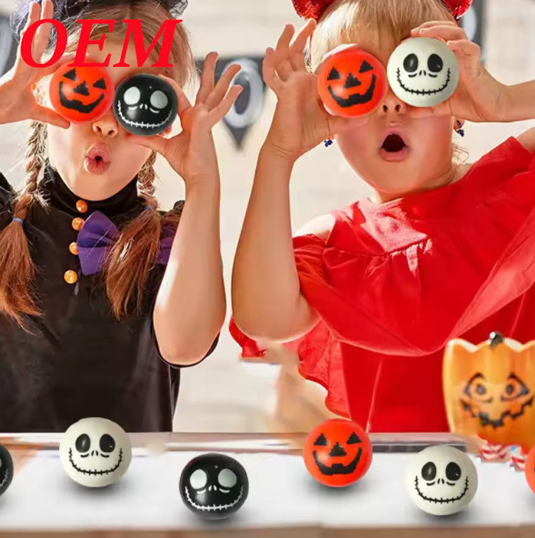 Halloween Nouveau Jouet de décompression de l'œil TPR Bureau Jouet sensoriel pour enfants Jouet à bille à comprimer
