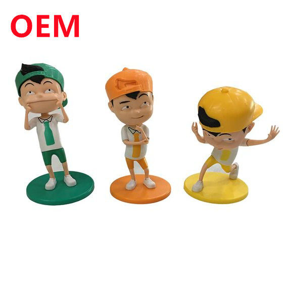 Pièces en plastique d'injection de couleur blanche personnalisées OEM accessoires de matériau ABS fabriqués 5 cm de hauteur jouet de figure