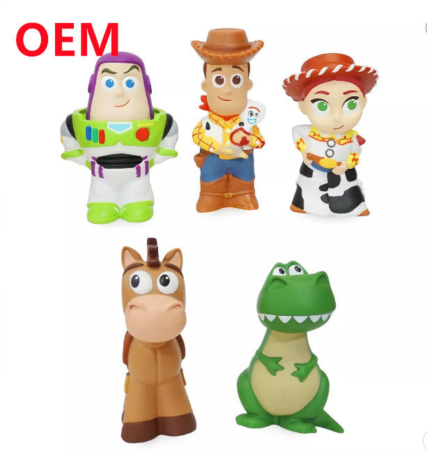 Des jouets en PVC 3D personnalisés avec une base abdominale OEM Collection en plastique