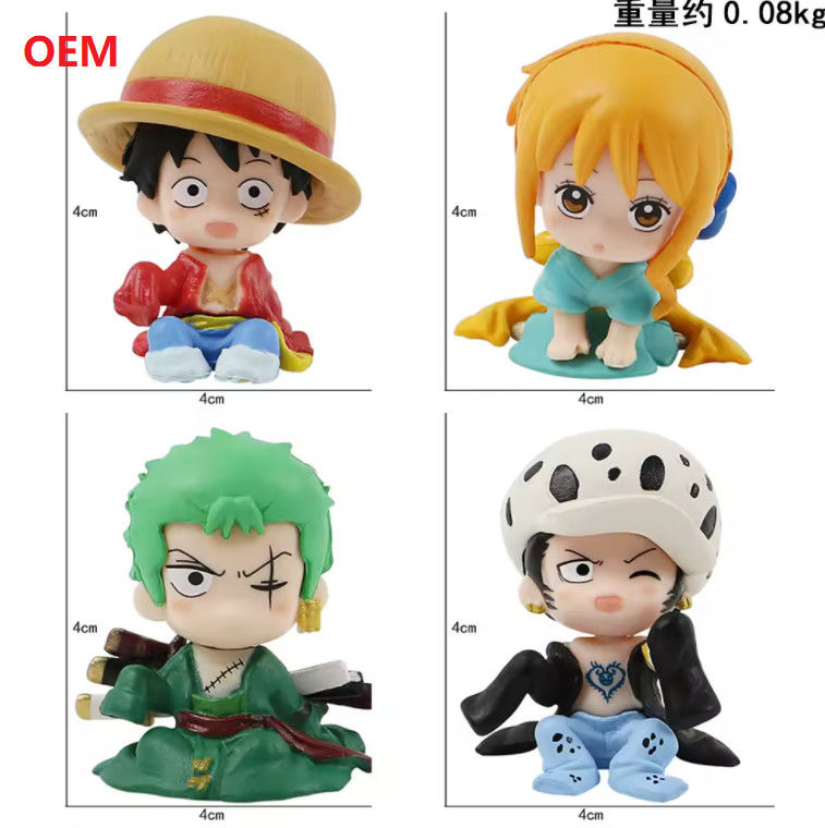 Modèles de dessins animés OEM en PVC Figure d'action Figure d'anime Jouets pour la décoration Note Uniquement OEM