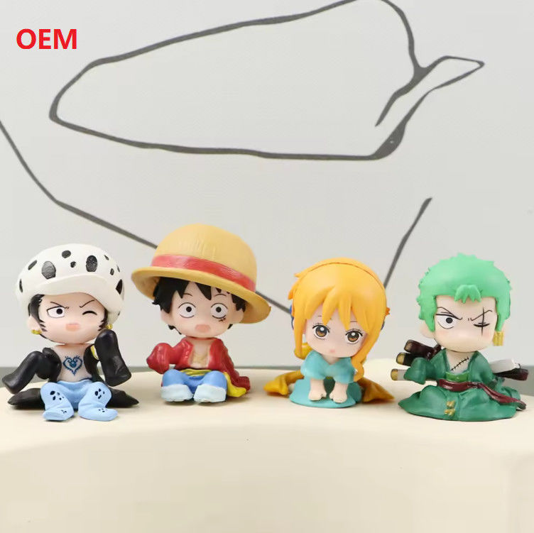 Modèles de dessins animés OEM en PVC Figure d'action Figure d'anime Jouets pour la décoration Note Uniquement OEM
