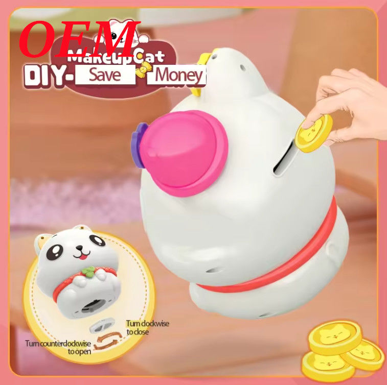 OEM Lovely Piggy Bank Coin Banque boîte à argent pour les enfants fourni par le client personnalisable