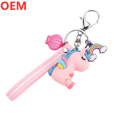 Cadeau à clef de cartoon en plastique 3D personnalisé