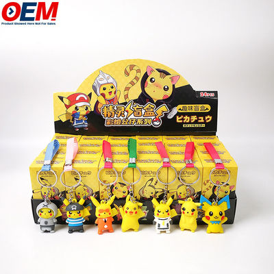Des jouets 3D personnalisés font une boîte de surprise aveugle Des jouets d'anime Des figurines de boîte aveugle Un porte-clés