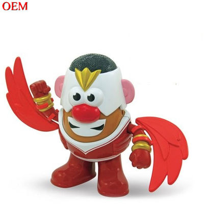 Fabrication de jouets conception de jouets personnalisés OEM PVC Film personnage Patate Head 3D Toy personnalisé action figure