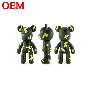 OEM 3D PVC personnage dessin animé porte-clés personnalisé conception en plastique porte-clés figurine jouet