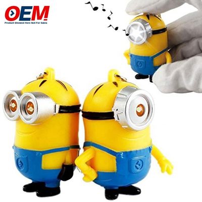 Cadeau à clef en plastique personnalisé Jouets Cadeau à clef lampe de poche