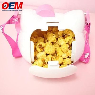 Bouteille de maïs soufflé en plastique Bouteille de maïs soufflé contenant une tasse Bouteille de maïs soufflé en 3D Design Figural Anime