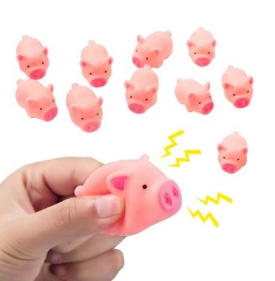 OEM personnalisé Cute Squeeze Squeaky Chew Jeux interactifs d'entraînement drôle de mini jouet en caoutchouc doux