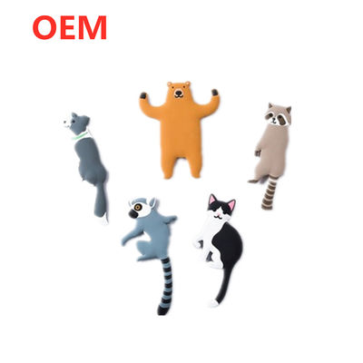 OEM FAMA Factory Custom Made Mini jouets en caoutchouc en PVC à queue sans couture pliable