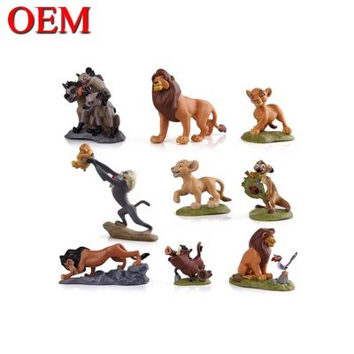 Jouets pour enfants en PVC Modèle de dessin animé Simba Petit Roi Lion Figure