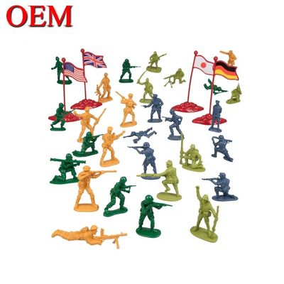 Homme d'armée personnalisé OEM Soldats Figures d'action Ensemble de jeu Figure de jouet en plastique militaire