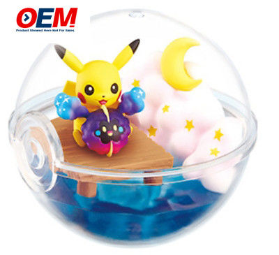OEM 3D New Design Re-ment Terrarium Pokeball Collection jouets de dessins animés en PVC personnalisés