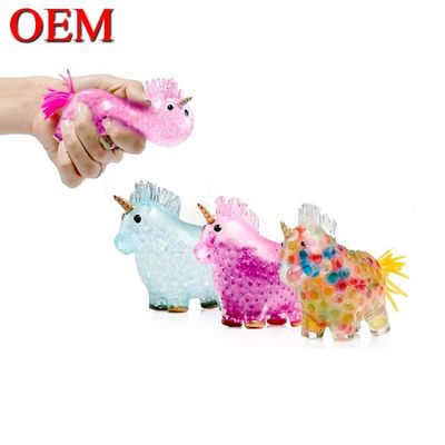Jouets à billes de stress moelleuses OEM Jouets à billes de stress en gel à changement de couleur OEM Fabriqués en TPR Jouet en silicone pour enfants