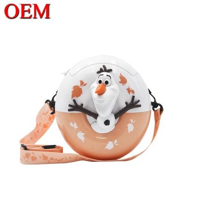 Fabricant de jouets personnalisés Cute plastique 3D Disney Figure Jouet Popcorn Bucket Pour Noël