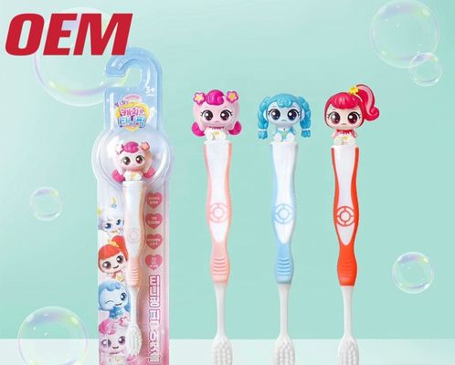Porteur de brosse à dents personnalisé Jouet personnalisé OEM Figures fabriquées Cartoon Coupe à dents mignonne