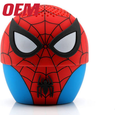 Le haut-parleur Bluetooth personnalisé de Spider-man Mini haut-parleur Bluetooth Rechargeable Jouet en plastique