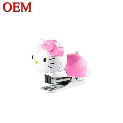 Plastique personnalisé Petit chat mignonEn forme d'animalEtapler de bureau/Etapler scolaire pour les étudiants