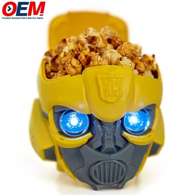 Contenant de pop-corn personnalisé de personnages de dessins animés pour collation au cinéma