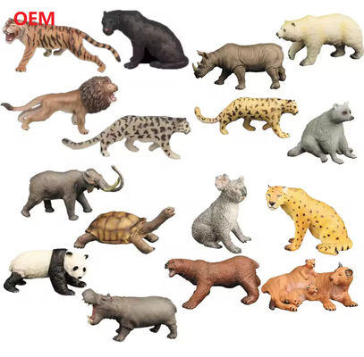 Jouets d'animaux en plastique sauvage drôle Figure d'animal Jouet modèle d'animal