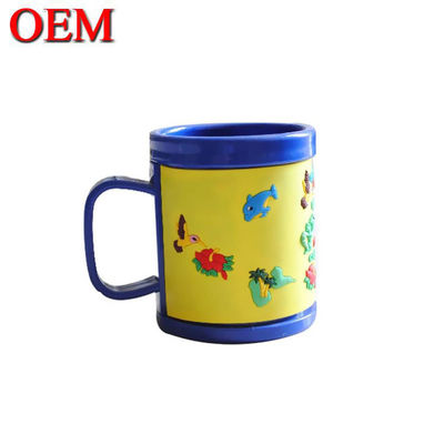 OEM en plastique dessin animé Cute Cup / Modèle 3D Claire tasse en plastique