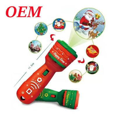 Projecteur en plastique lampe de poche Jouets éducatifs pour enfants Pour cadeaux de Noël
