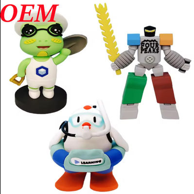 Jouets en PVC pour animaux Jouet en plastique pour enfants Décoration cadeau